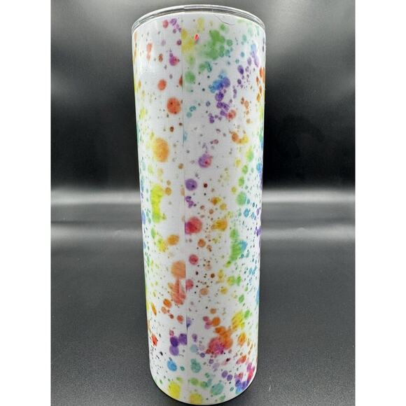 20oz skinny tumbler CUSTOM MADE stainless steel with Lid/Straw  SARCASM - Picture 4 of 6